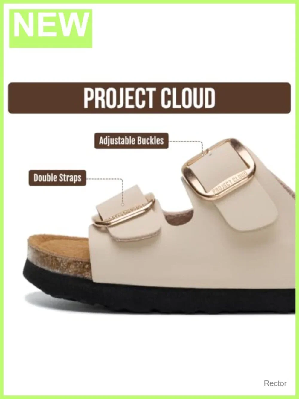 Kids Sandals 100% Genuine Leather Slides Boys Girls